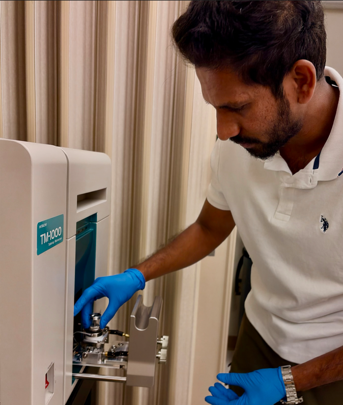 Microscopy analysis at New Mexico State University